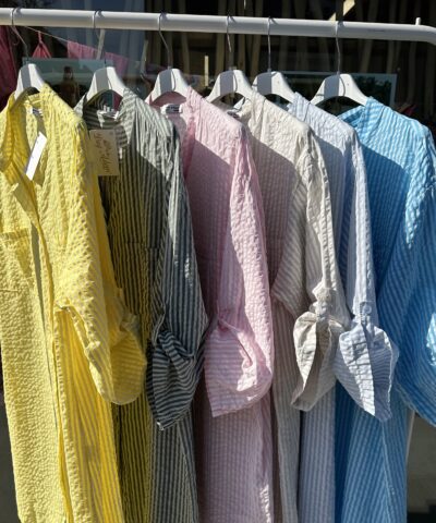 Robe Chemise de plage lignes épaisse