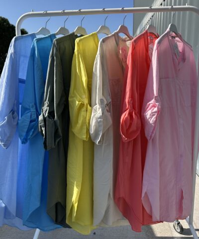Chemise de plage unie