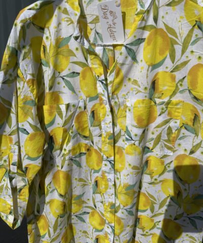 Alternative view of Robe Chemise de plage citron